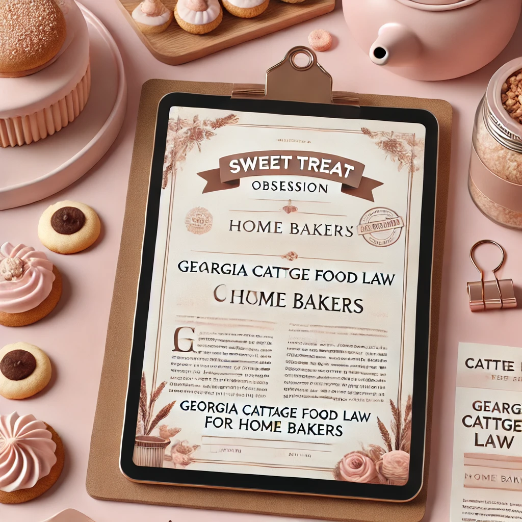 Georgia Cottage Food Law Cheat Sheet for Home Bakers
(Includes Labeling Guide + Legal Requirements)