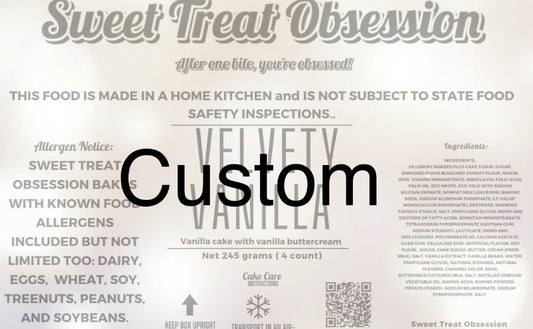 Custom Label Design Order